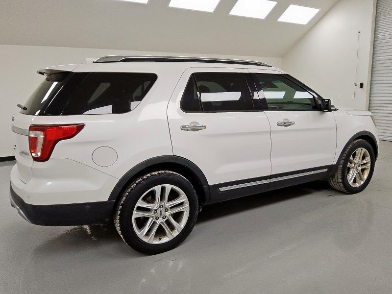 1FM5K7FH1HGB45360 - 2017 FORD EXPLORER LIMITED 白色 照片 3