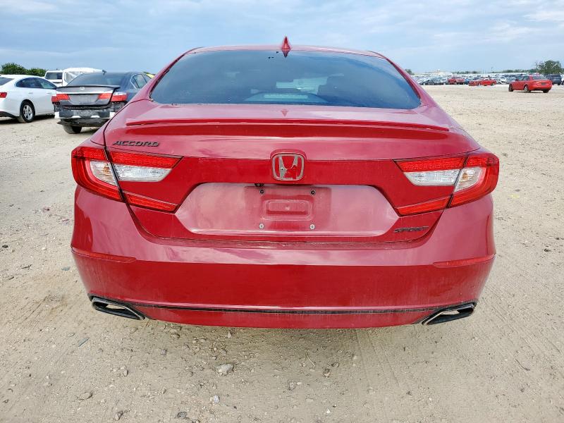 1HGCV1F35JA168350 - 2018 HONDA ACCORD SPORT 红色 照片 6