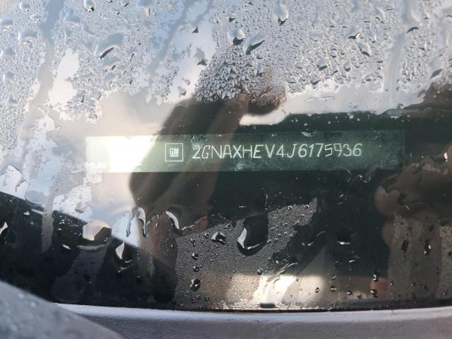 2GNAXHEV4J6175936 - 2018 CHEVROLET EQUINOX LS SILVER photo 14
