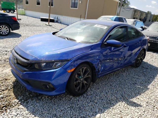 19XFC2F80KE026473 - 2019 HONDA CIVIC SPORT ლურჯი ფოტო 1