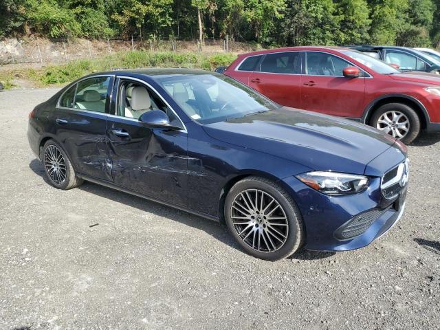 W1KAF4HB0NR019639 - 2022 MERCEDES-BENZ C 300 4MATIC BLUE photo 4
