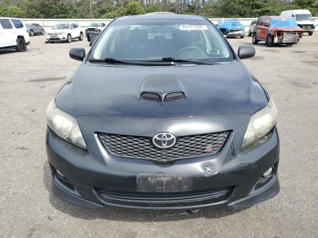 2T1BU40E99C166133 - 2009 TOYOTA COROLLA BASE BLACK photo 5