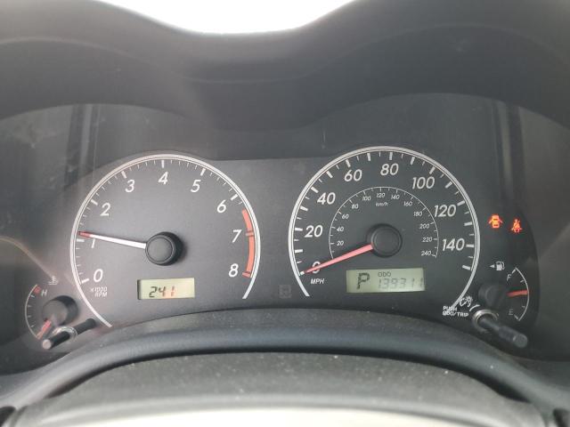 2T1BU40E99C166133 - 2009 TOYOTA COROLLA BASE BLACK photo 9