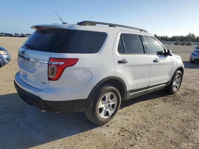 1FM5K8B80EGA50294 - 2014 FORD EXPLORER WHITE photo 3