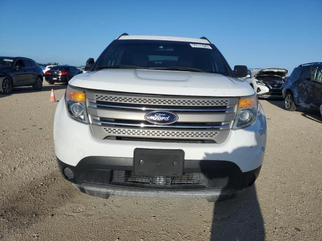 1FM5K8B80EGA50294 - 2014 FORD EXPLORER WHITE photo 5