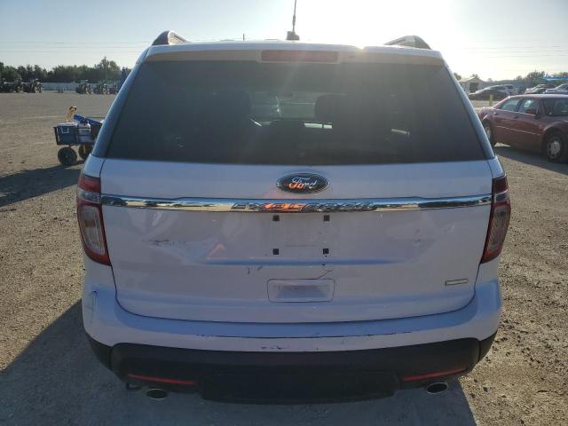 1FM5K8B80EGA50294 - 2014 FORD EXPLORER WHITE photo 6