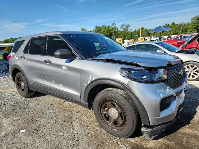 1FM5K8AB6RGA48276 - 2024 FORD EXPLORER POLICE INTERCEPTOR SILVER photo 4