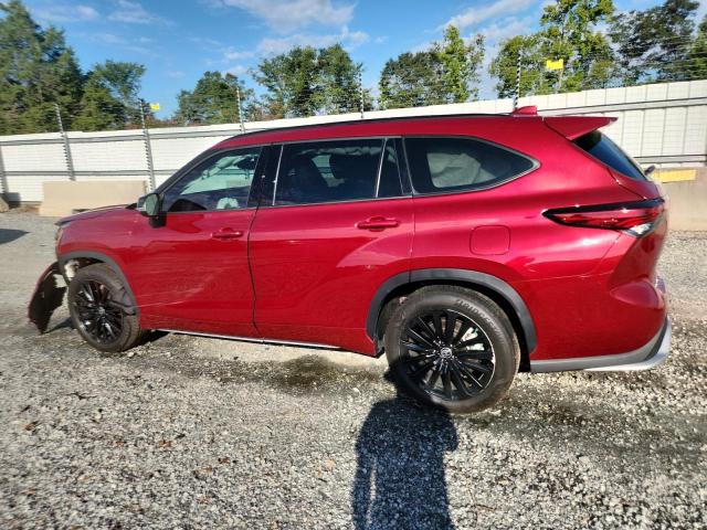5TDKDRAH3PS022698 - 2023 TOYOTA HIGHLANDER L წითელი ფოტო 2