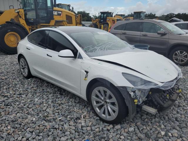 5YJ3E1EA3MF856731 - 2021 TESLA MODEL 3 Beyaz fotoğraf 4