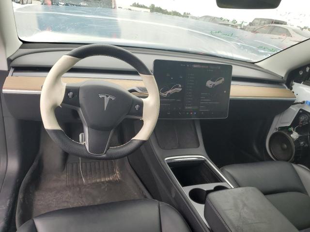 5YJ3E1EA3MF856731 - 2021 TESLA MODEL 3 Beyaz fotoğraf 8
