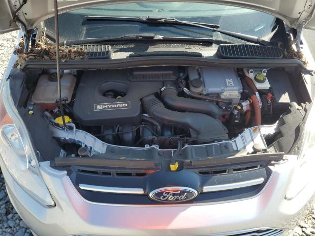 1FADP5BU4FL108080 - 2015 FORD C-MAX SEL SILVER photo 12