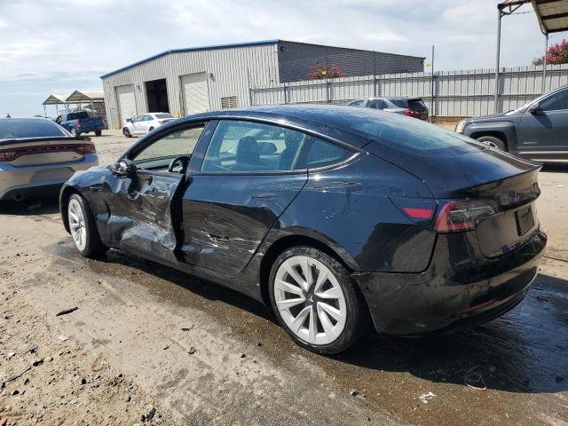 5YJ3E1EB3MF916399 - 2021 TESLA MODEL 3 Черный фото 2