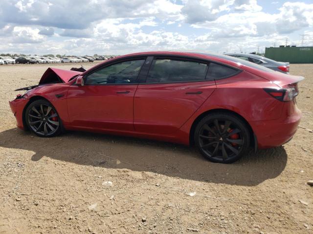 5YJ3E1EB0KF474551 - 2019 TESLA MODEL 3 Красный фото 2