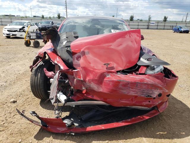 5YJ3E1EB0KF474551 - 2019 TESLA MODEL 3 Красный фото 5