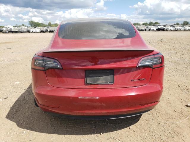 5YJ3E1EB0KF474551 - 2019 TESLA MODEL 3 Красный фото 6