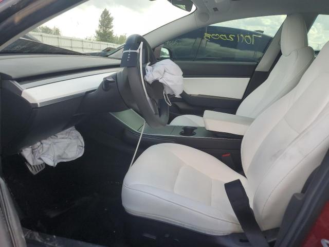 5YJ3E1EB0KF474551 - 2019 TESLA MODEL 3 Красный фото 7