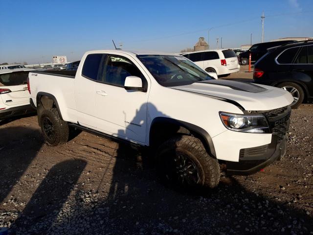 1GCRTEEN1M1172697 - 2021 CHEVROLET COLORADO ZR2 WHITE photo 4