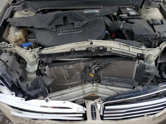 3LN6L2G98GR630291 - 2016 LINCOLN MKZ BEIGE photo 11