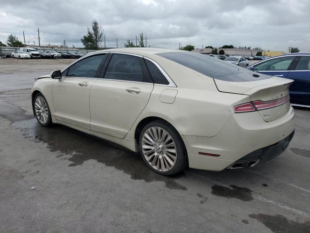 3LN6L2G98GR630291 - 2016 LINCOLN MKZ BEIGE photo 2
