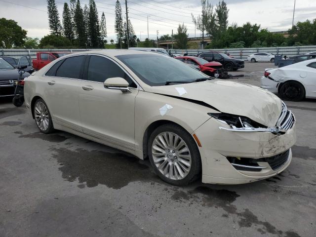 3LN6L2G98GR630291 - 2016 LINCOLN MKZ BEIGE photo 4