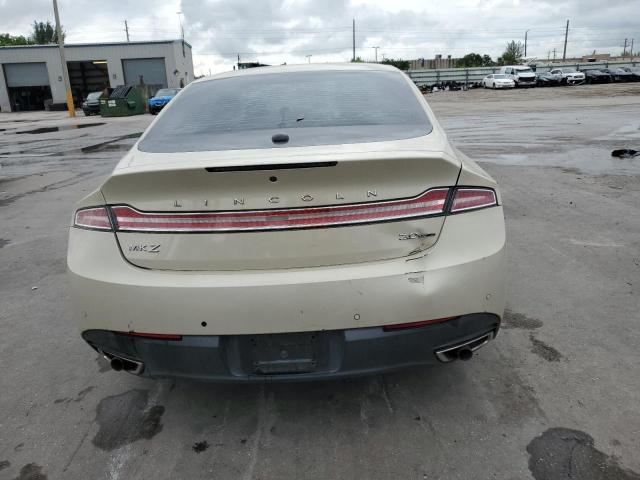3LN6L2G98GR630291 - 2016 LINCOLN MKZ BEIGE photo 6