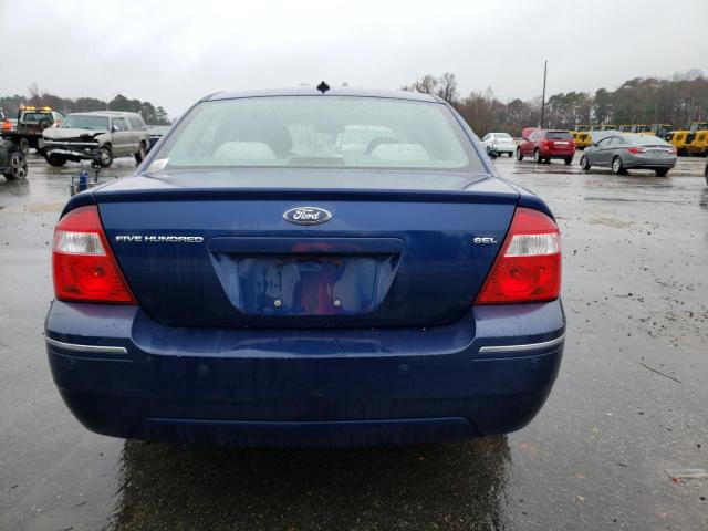 1FAHP24167G108787 - 2007 FORD FIVE HUNDR SEL BLUE photo 6