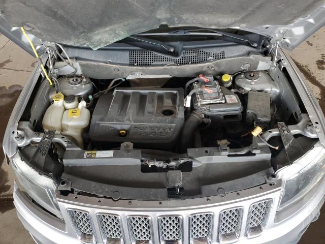 1C4NJCEB9HD206551 - 2017 JEEP COMPASS LATITUDE SILVER photo 12