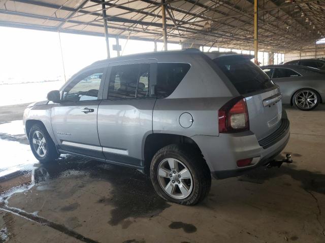 1C4NJCEB9HD206551 - 2017 JEEP COMPASS LATITUDE SILVER photo 2