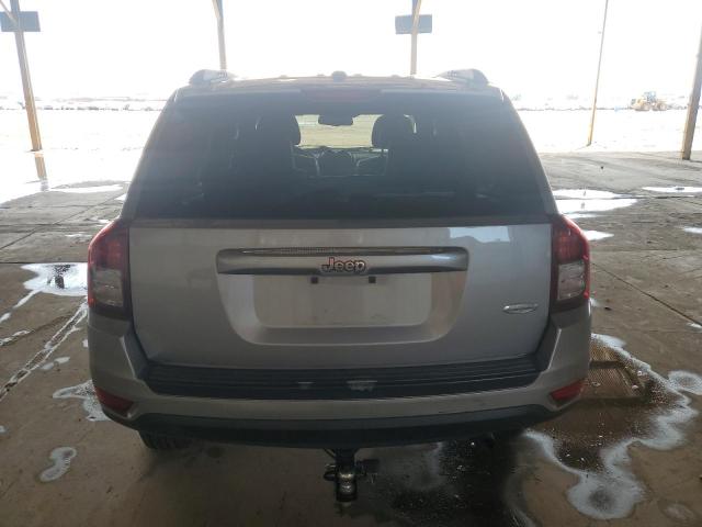 1C4NJCEB9HD206551 - 2017 JEEP COMPASS LATITUDE SILVER photo 6