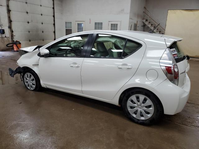 JTDKDTB3XD1554877 - 2013 TOYOTA PRIUS C WHITE photo 2
