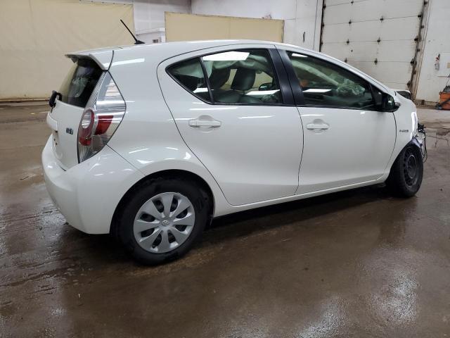JTDKDTB3XD1554877 - 2013 TOYOTA PRIUS C WHITE photo 3