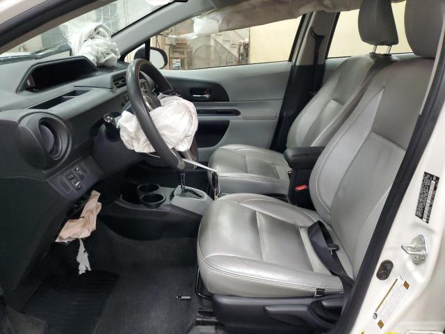 JTDKDTB3XD1554877 - 2013 TOYOTA PRIUS C WHITE photo 7