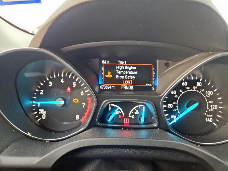 1FMCU9GD4JUC49454 - 2018 FORD ESCAPE SE ვერცხლისფერი ფოტო 9