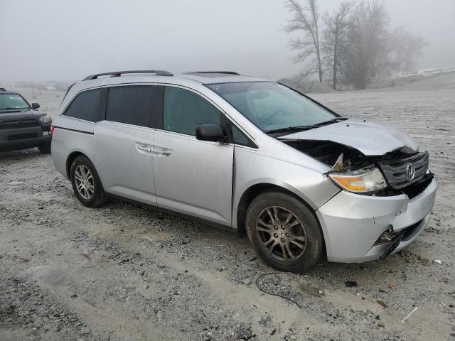 5FNRL5H60CB025720 - 2012 HONDA ODYSSEY EXL SILVER photo 1