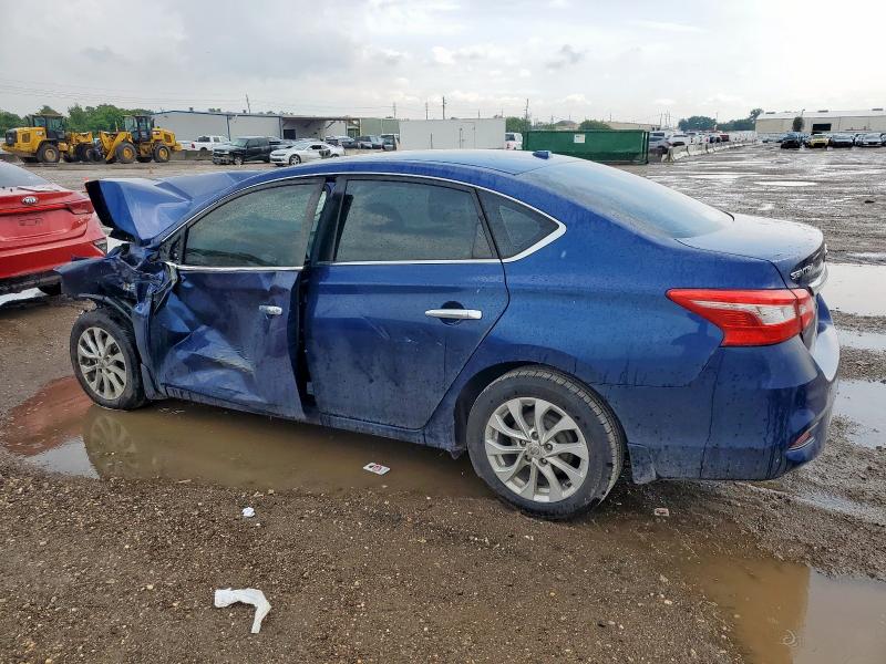 3N1AB7AP9KY212619 - 2019 NISSAN SENTRA S 蓝色 照片 2