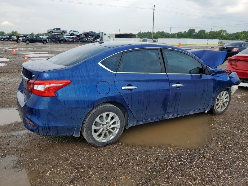 3N1AB7AP9KY212619 - 2019 NISSAN SENTRA S 蓝色 照片 3