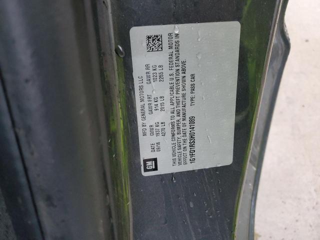 1G1FD1RS3H0141089 - 2017 CHEVROLET CAMARO LT 灰色 照片 13