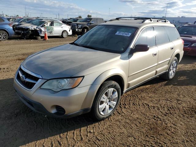 4S4BP60C686355812 - 2008 SUBARU OUTBACK GOLD photo 1