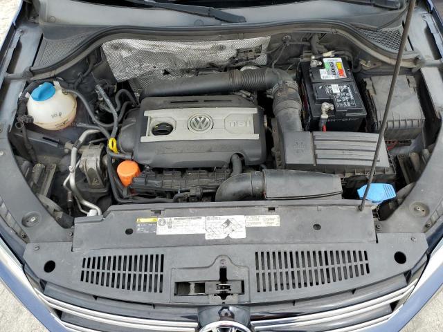 WVGAV7AXXFW597945 - 2015 VOLKSWAGEN TIGUAN S BLUE photo 12