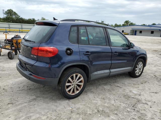WVGAV7AXXFW597945 - 2015 VOLKSWAGEN TIGUAN S BLUE photo 3