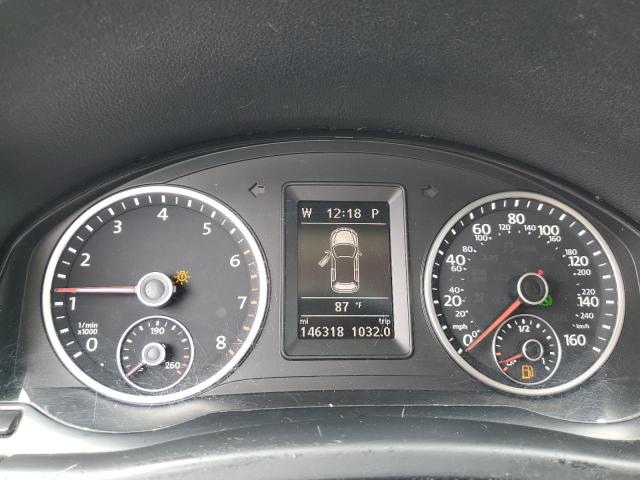 WVGAV7AXXFW597945 - 2015 VOLKSWAGEN TIGUAN S BLUE photo 9