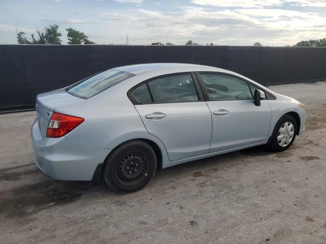 19XFB2F54CE033839 - 2012 HONDA CIVIC LX Көк фото 3