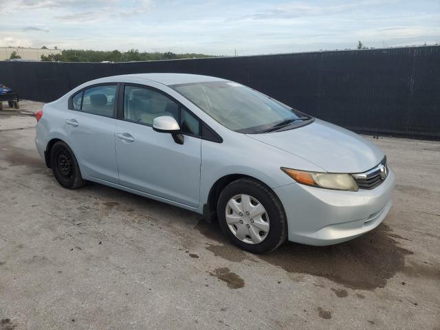 19XFB2F54CE033839 - 2012 HONDA CIVIC LX Көк фото 4