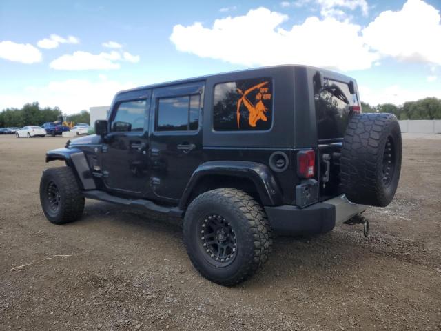 1J4GA59108L524189 - 2008 JEEP WRANGLER U SAHARA BLACK photo 2