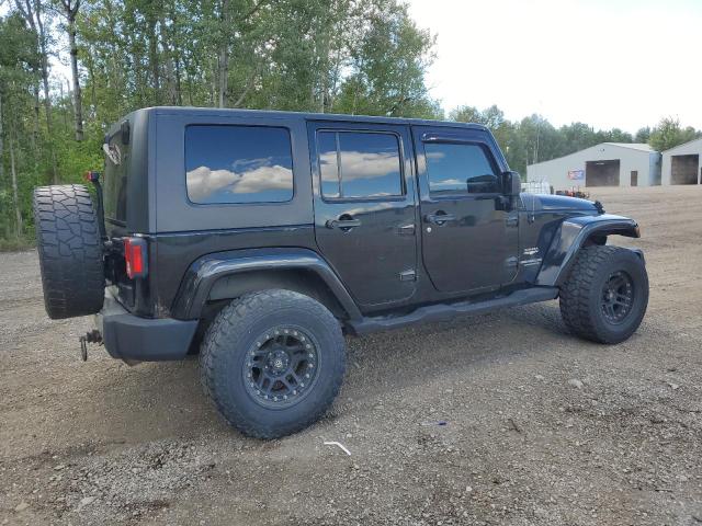 1J4GA59108L524189 - 2008 JEEP WRANGLER U SAHARA BLACK photo 3