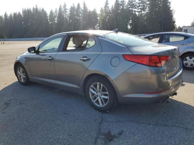 5XXGM4A79DG155818 - 2013 KIA OPTIMA LX GRAY photo 2