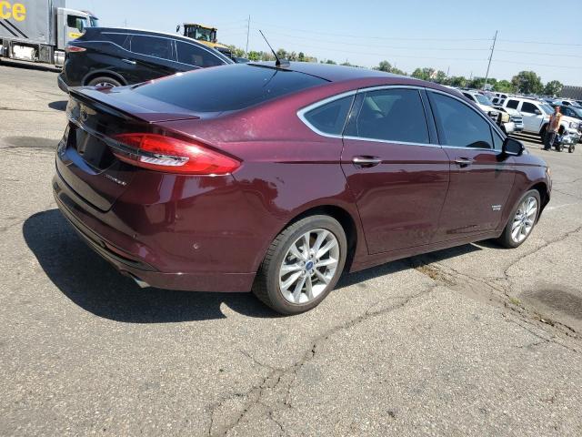 3FA6P0SUXHR149328 - 2017 FORD FUSION TITANIUM PHEV წითელი ფოტო 3