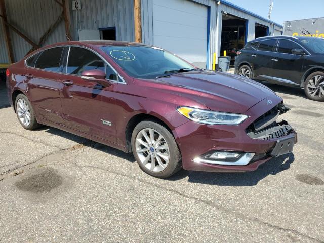 3FA6P0SUXHR149328 - 2017 FORD FUSION TITANIUM PHEV წითელი ფოტო 4