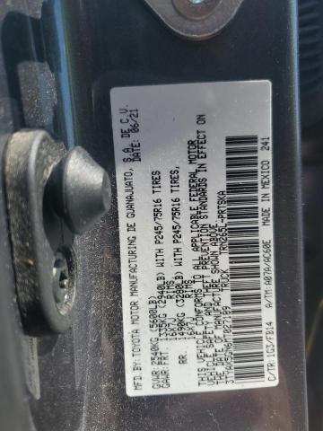 3TYAX5GN6MT027189 - 2021 TOYOTA TACOMA DOUBLE CAB فحمي صورة 13