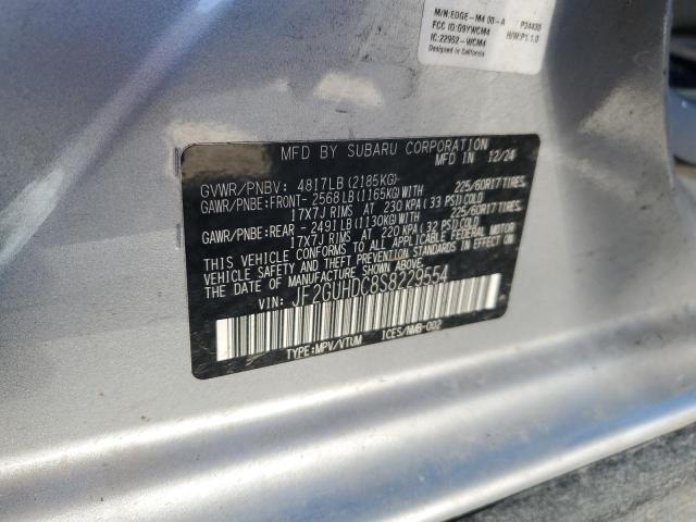 JF2GUHDC8S8229554 - 2025 SUBARU CROSSTREK PREMIUM Boz foto 13